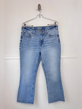 J. Crew 9" Demi-Boot Crop Jean in Catalina Wash